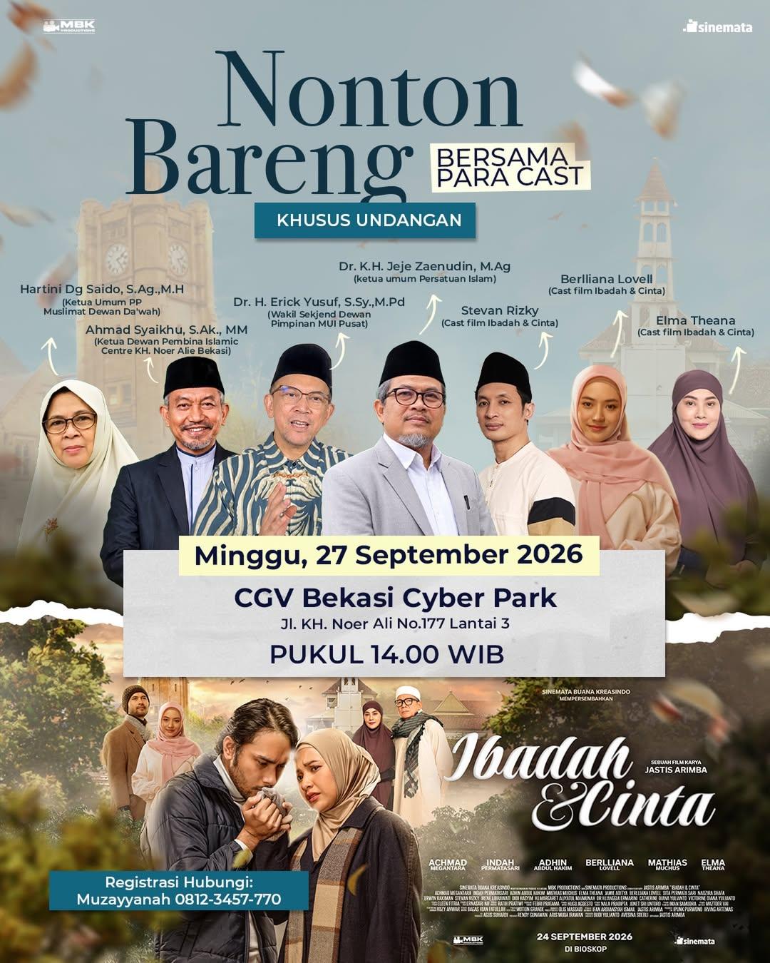 Nonton Bareng Film Ibadah & Cinta