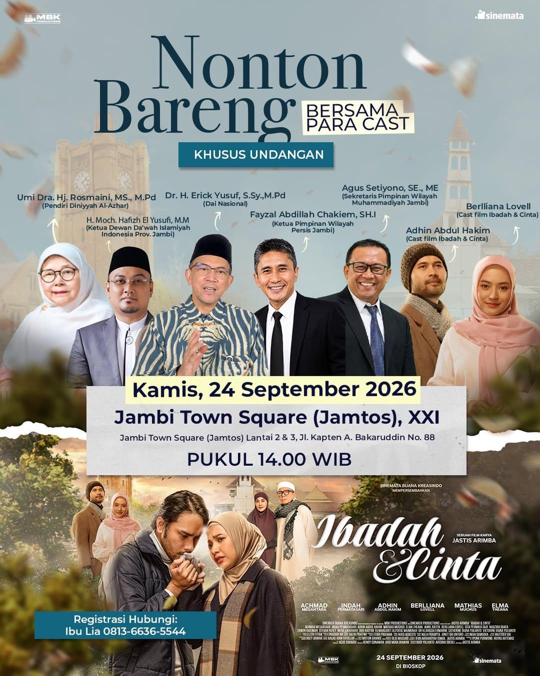 Nonton Bareng Film Ibadah & Cinta