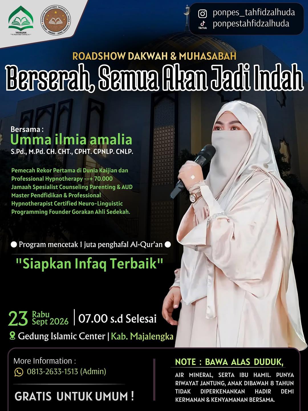 KAJIAN MUSLIMAH - BERSERAH, SEMUA AKAN JADI INDAH