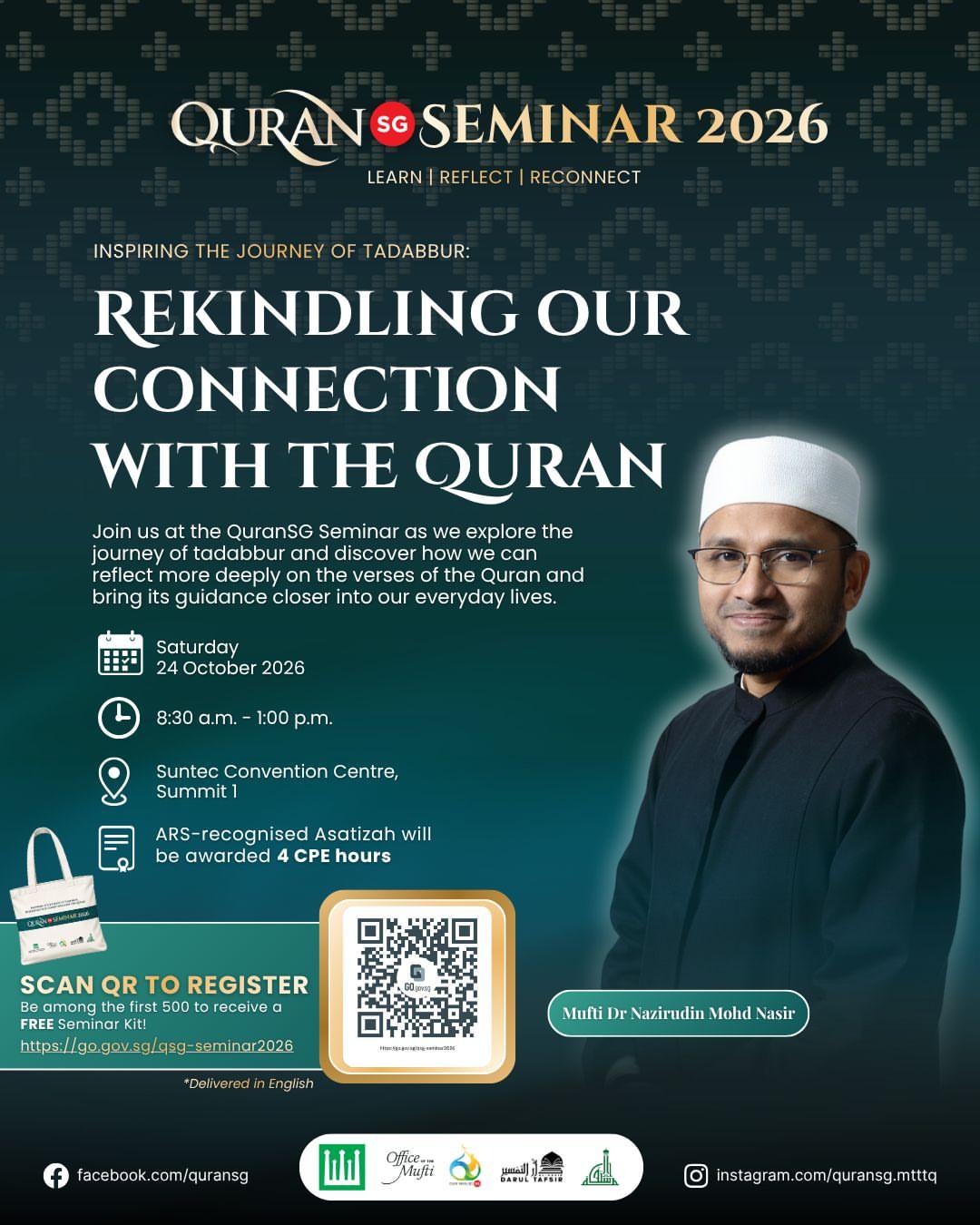 QuranSG Seminar 2026: Inspiring the Journey of Tadabbur