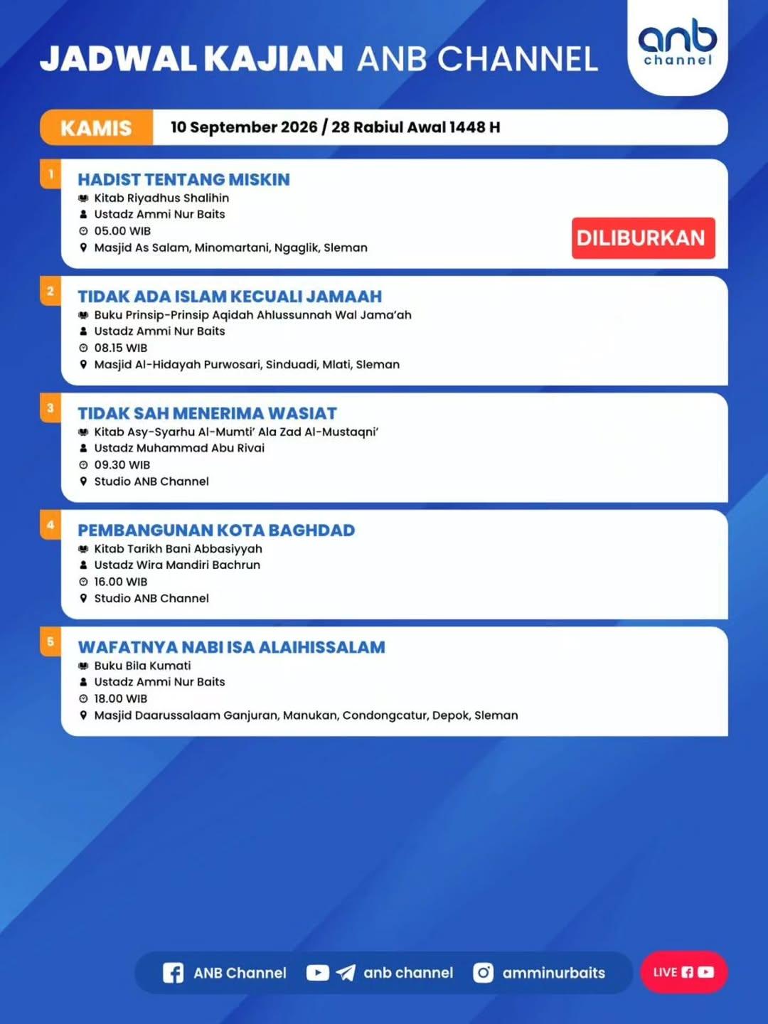 Tidak Ada Islam Kecuali Jamaah