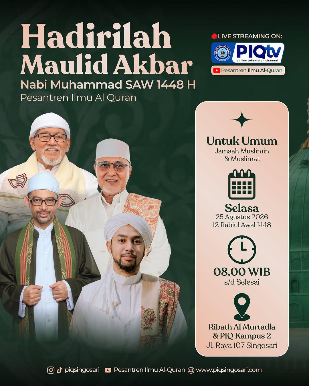 Maulid Akbar Nabi Besar Muhammad SAW 1448 H