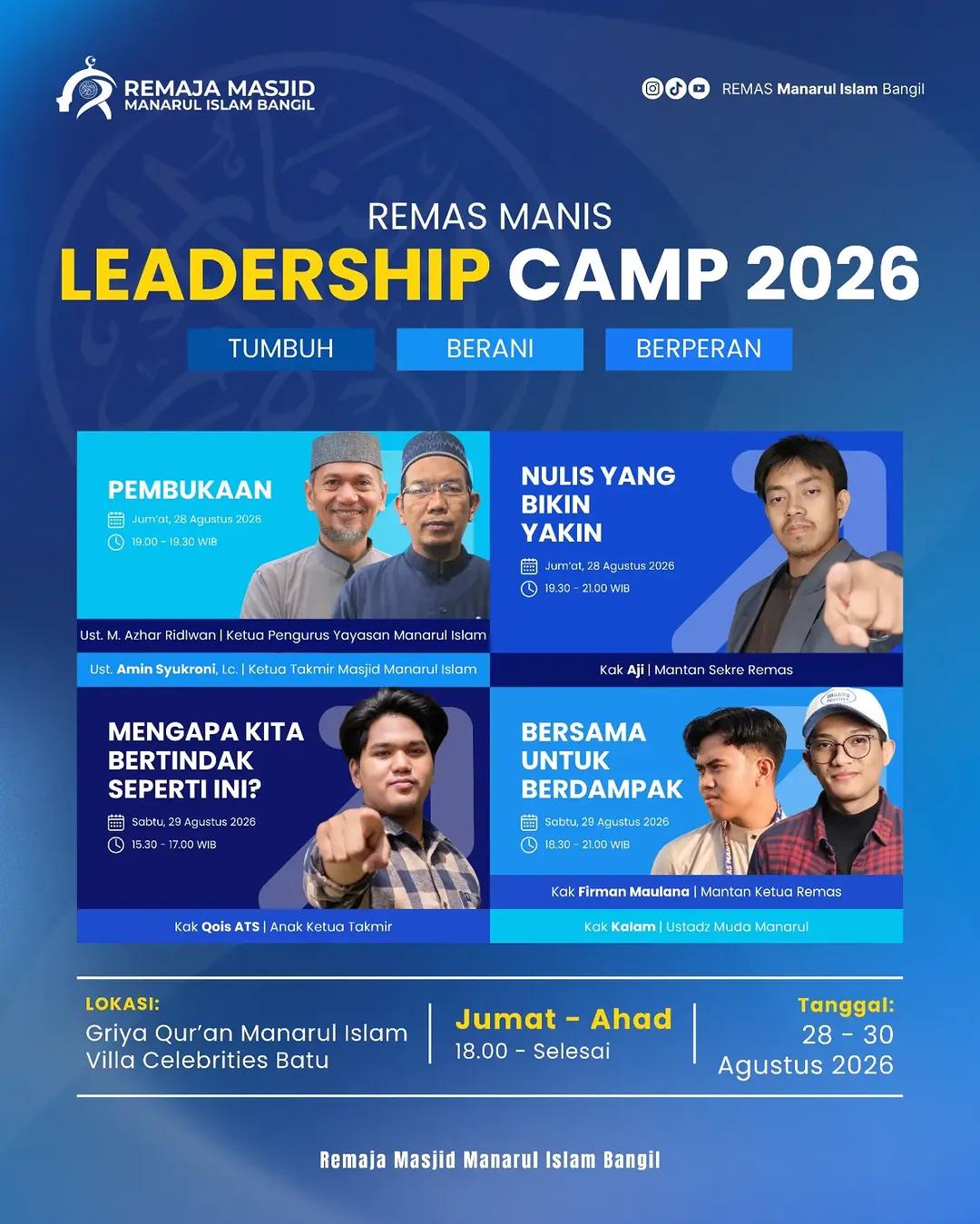 REMAS MANIS LEADERSHIP CAMP 2026