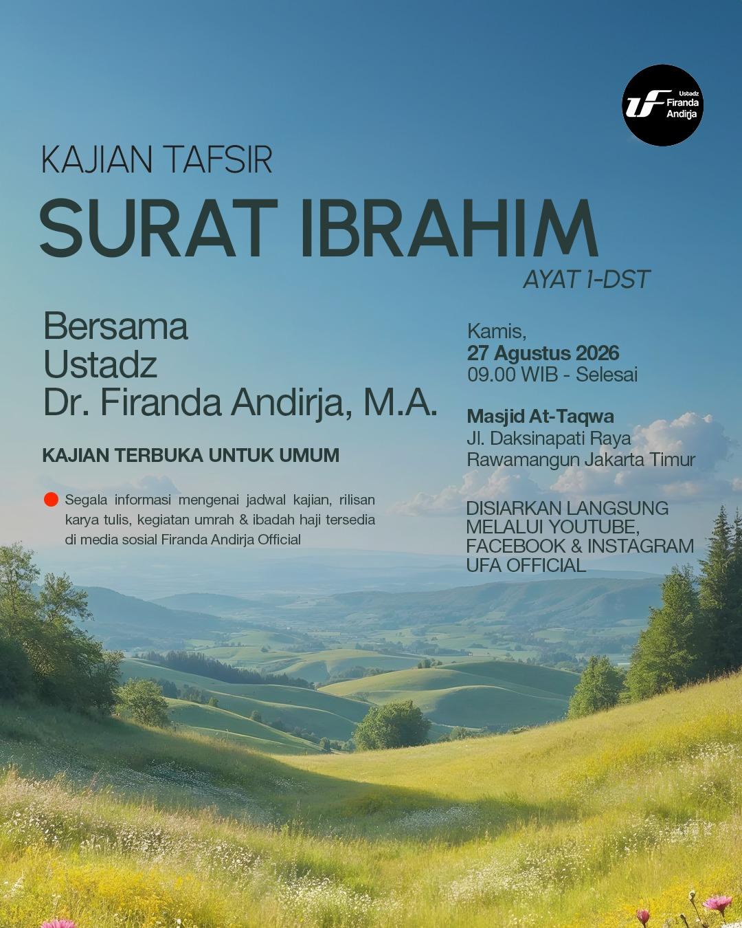 Kajian Tafsir Surat Ibrahim Ayat 1-Dst