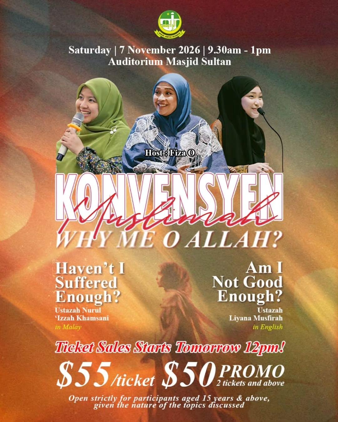 Konvensyen Muslimah 2026: Why Me, O Allah?