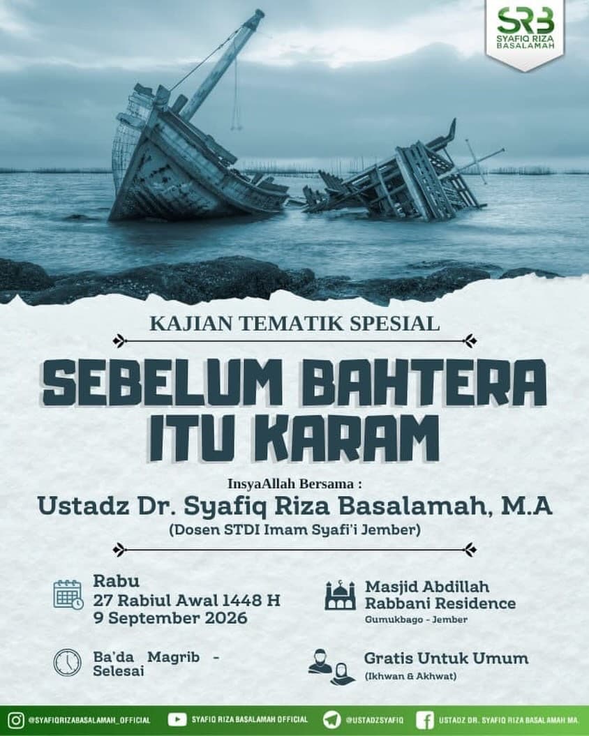 Kajian Rutin Tematik Spesial: Sebelum Bahtera Itu Karam