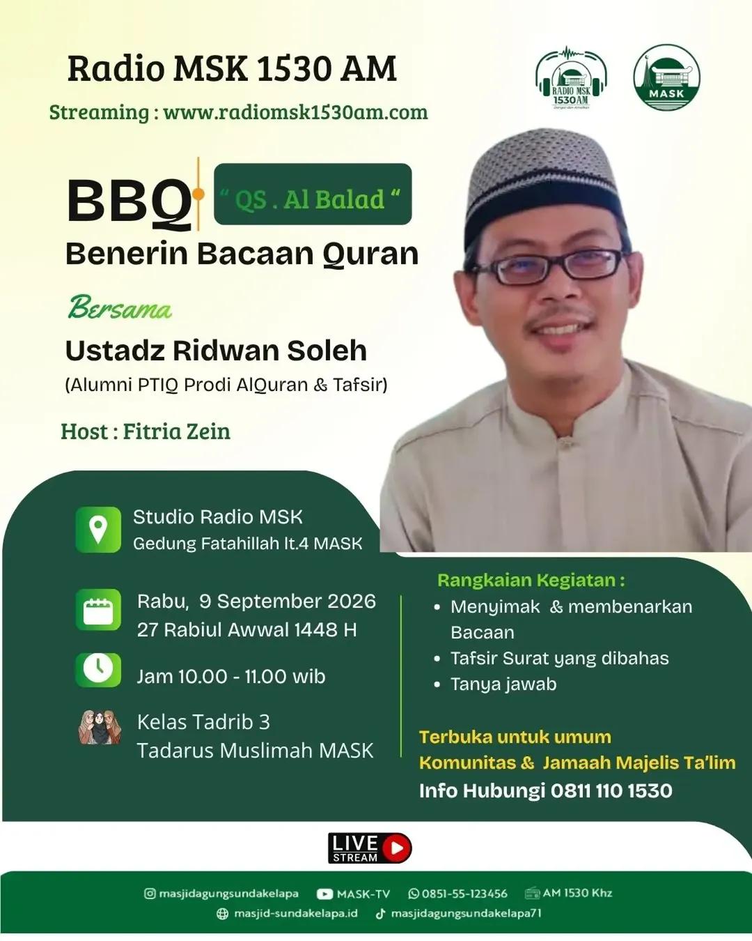 BBQ — Benerin Bacaan Qur’an