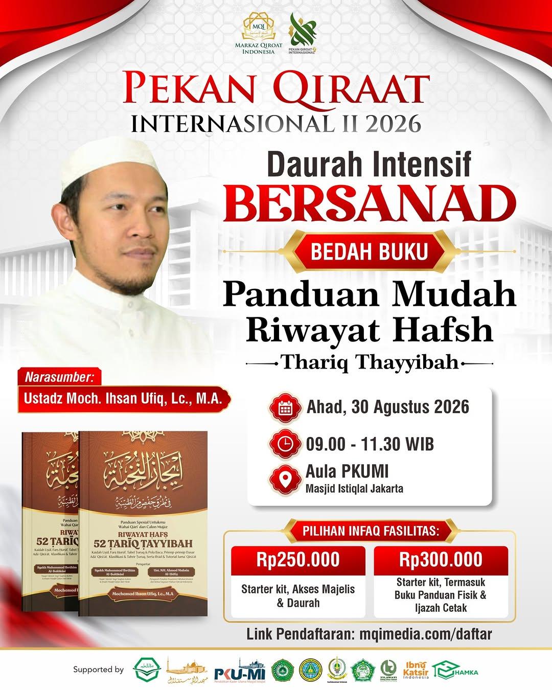 Daurah Intensif Bedah Buku Panduan Mudah Riwayat Hafsh Thariq Thayyibah