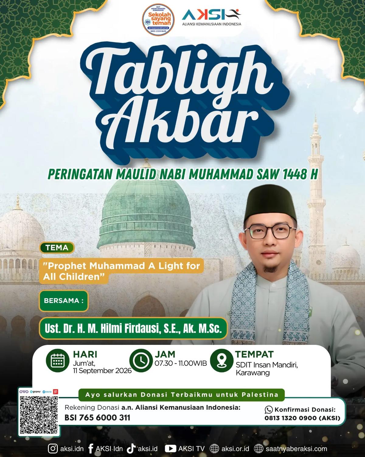 Tabligh Akbar – Maulid Nabi Muhammad SAW 1448 H