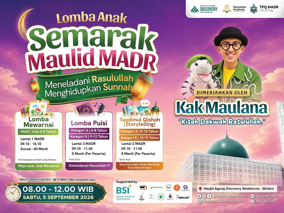 Lomba Anak Semarak Maulid MADR