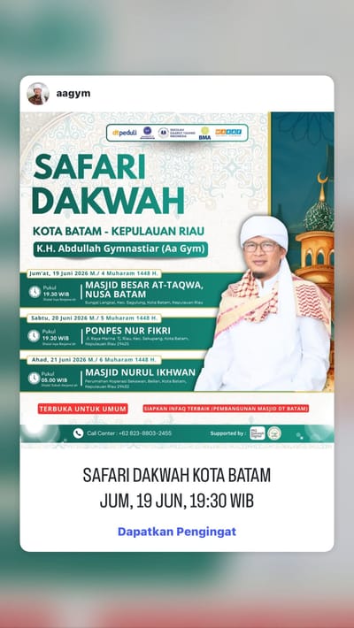 Safari Dakwah Kota Batam