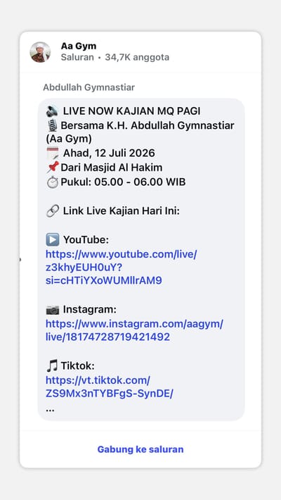 KAJIAN MQ PAGI