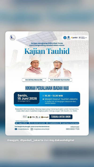 Kajian Tauhid: Hikmah Perjalanan Ibadah Haji