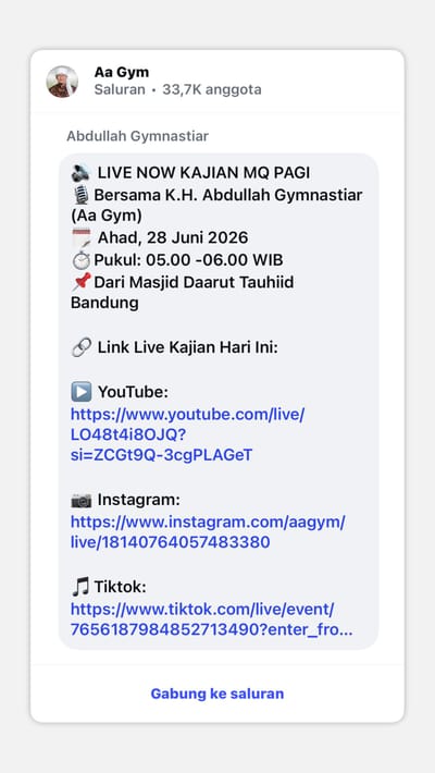KAJIAN MQ PAGI