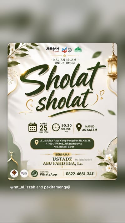 KAJIAN ISLAM Sholat