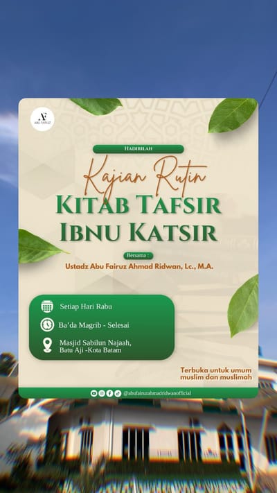 Kajian Rutin Kitab Tafsir Ibnu Katsir