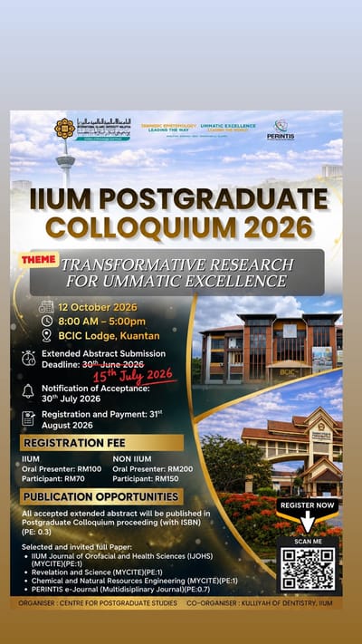 IIUM Postgraduate Colloquium 2026