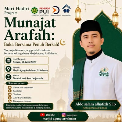 Program Munajat Arafah: Buka Bersama Penuh Berkah