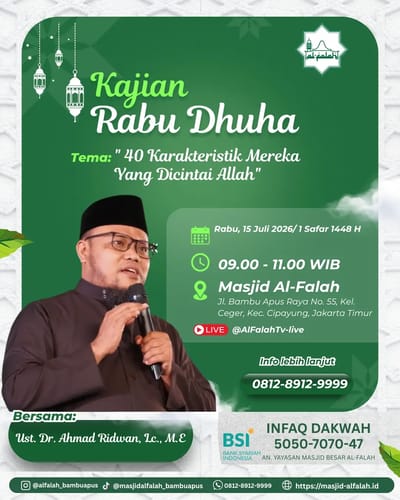 40 Karakteristik Mereka yang dicintai oleh Allah