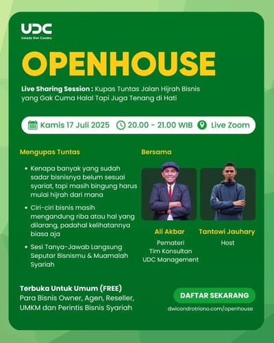 Open House UDC Sharing Session Bersama UDC Team