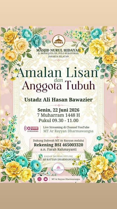 Kajian Ilmiah: Amalan Lisan dan Tubuh