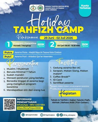 Holiday Tahfizh Camp 2026