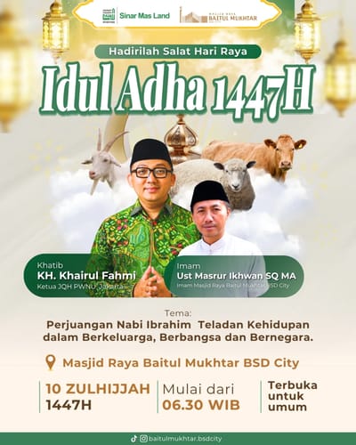 Salat Idul Adha 1447 H