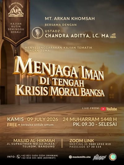MENJAGA IMAN DI TENGAH KRISIS MORAL BANGSA