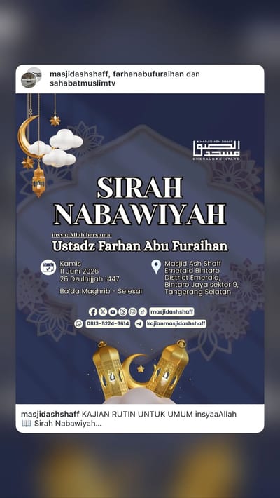 Kajian Rutin Sirah Nabawiyah