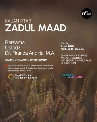 Kajian Online 'Kitab Zadul Ma'ad' Pertemuan ke-19