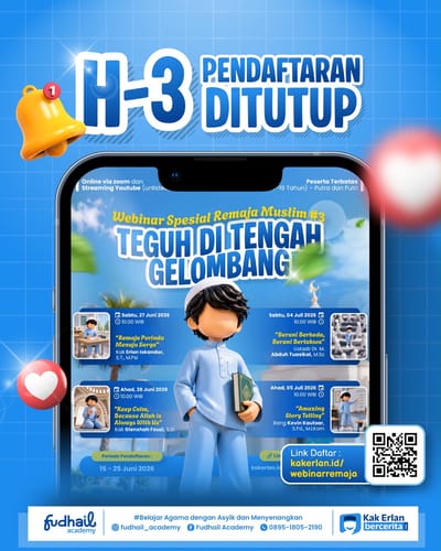 Webinar Remaja Muslim #3: Teguh di Tengah Gelombang