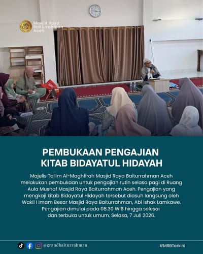 Pembukaan Pengajian Kitab Bidayatul Hidayah