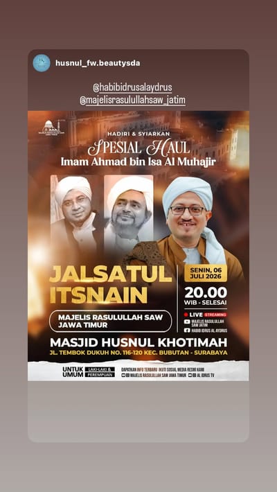 Jalsatul Itsnain Spesial Imam Ahmad bin Isa Al Muhajir