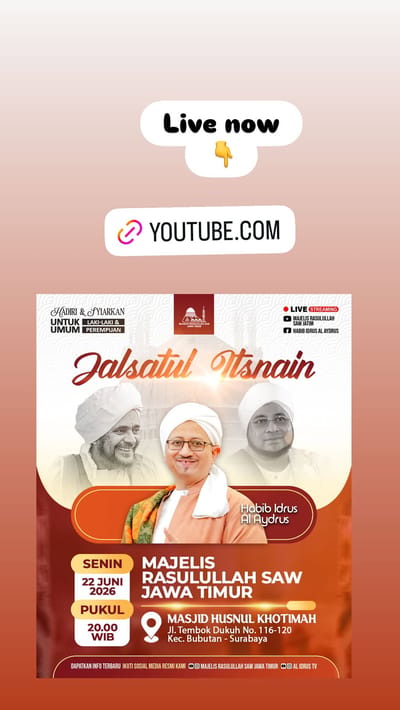 Jalsatul Otsnain Majelis Rasulullah SAW Jawa Timur