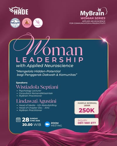 WOMAN LEADERSHIP WITH APPLIED NEUROSCIENCE (KHUSUS AKHWAT)