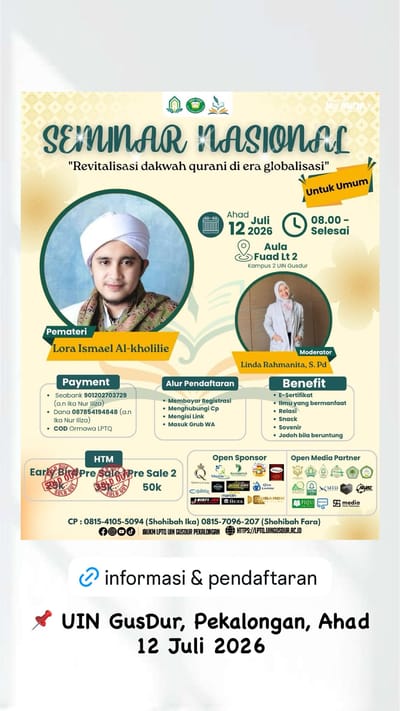 Seminar Nasional Revitalisasi dakwah qurani di era globalisasi