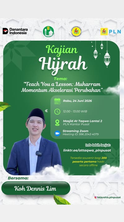 Kajian Hijrah: Teach You a Lesson: Muharram Momentum Akselerasi Perubahan