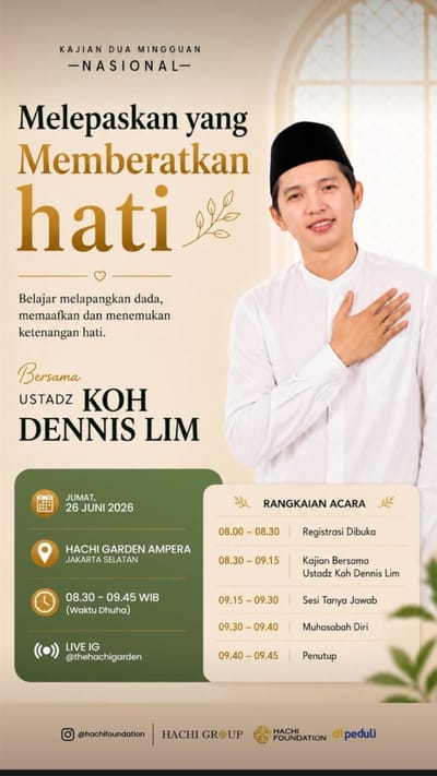 Kajian Dua Mingguan: Melepaskan yang Memberatkan Hati