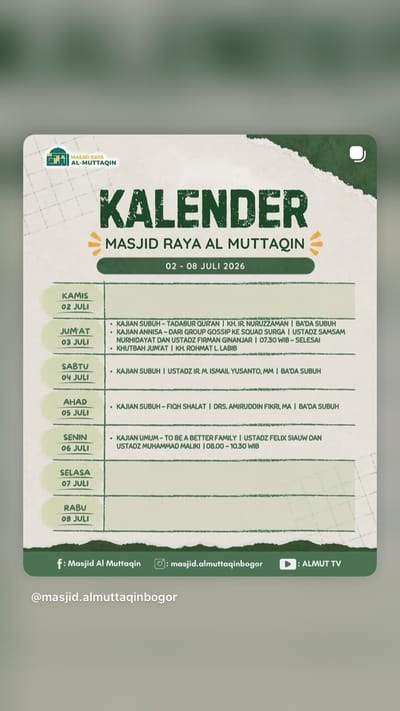 KAJIAN SUBUH - TADABUR QUR'AN I