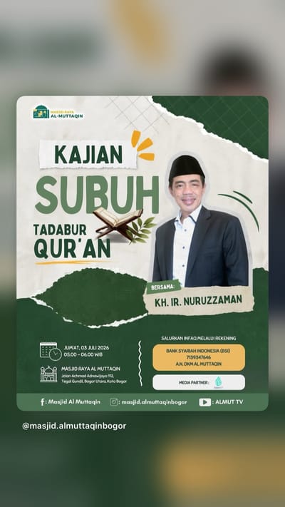 Kajian Subuh Tadabur Qur'an