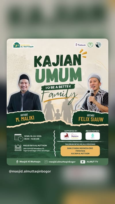 KAJIAN UMUM TO BE A BETTER