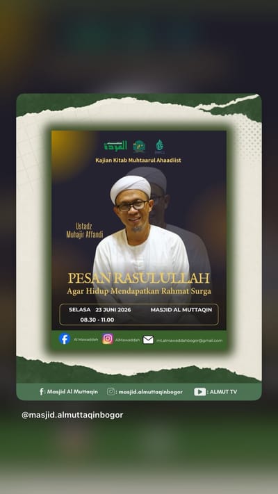 Kajian Kitab Muhtaarul Ahaadiist