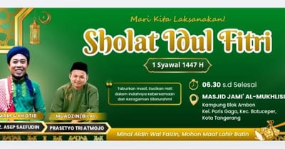 Sholat Idul Fitri 1 Syawal