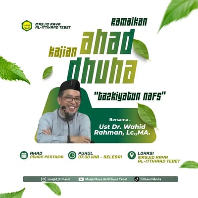 Kajian Ahad Dhuha: Tazkiyatun Nafs