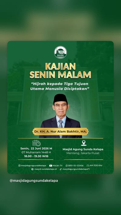 Kajian Hijrah kepada Tiga Tujuan Utama Manusia Diciptakan