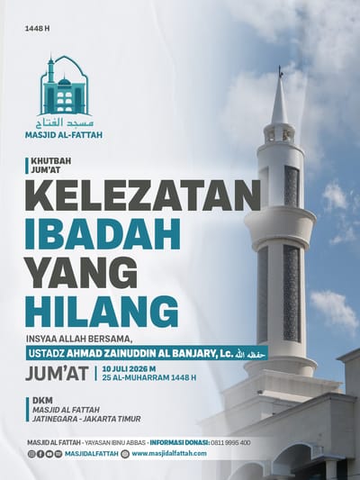 Khutbah Jum'at: Kelezatan Ibadah Yang Hilang