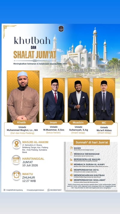 Khutbah dan Shalat Jum'at