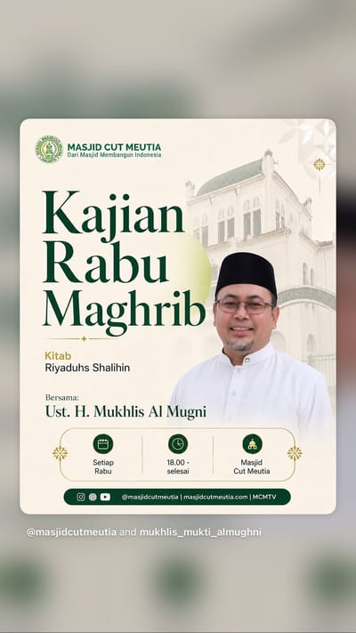 Kajian Kitab Riyaduhs Shalihin
