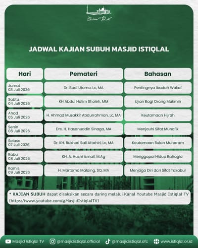 Kajian Subuh: Menggapai Hidup Bahagia