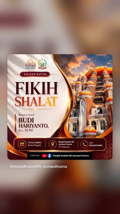 Kajian Rutin Fikih Shalat
